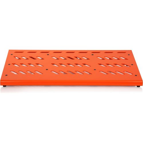  Gator Cases Aluminum Guitar Pedal Board with Carry Bag; Extra Large: 32 x 17 | Orange (GPB-XBAK-OR)
