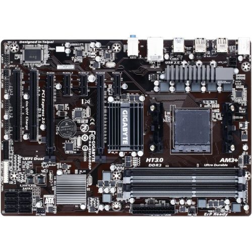 기가바이트 Gigabyte AM3+ AMD 970 SATA 6Gbps USB 3.0 ATX AM3+ Socket DDR3 1600 Motherboards (GA-970A-DS3P)