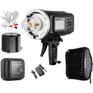 Godox AD600BM Bowens Mount 600Ws GN87 High Speed Sync Outdoor Flash Strobe Light with 2.4G Wireless X System, 8700mAh Battery to Provide 500 Full Power Flashes Recycle in 0.01-2.5
