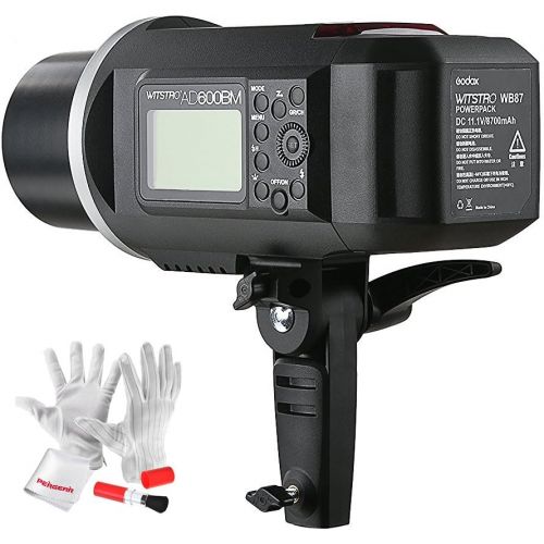  Godox AD600BM Bowens Mount 600Ws GN87 High Speed Sync Outdoor Flash Strobe Light with 2.4G Wireless X System, 8700mAh Battery to Provide 500 Full Power Flashes Recycle in 0.01-2.5