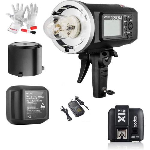  Godox AD600BM 600Ws GN87 18000 HSS Outdoor Flash Strobe Monolight with X1T-S TTL Wireless Flash Trigger and 8700mAh Battery for SONY DSLR Cameras with MI Shoe Like A77II A7RII A7R