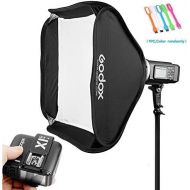 Godox AD600BM Bowens Mount 600Ws GN87 High Speed Sync Outdoor Flash Strobe Light Monolight X1T-N Wireless Trigger Compatible Nikon Camera & 80cmX80cm 32X32Softbox (Bowens Mount Sp