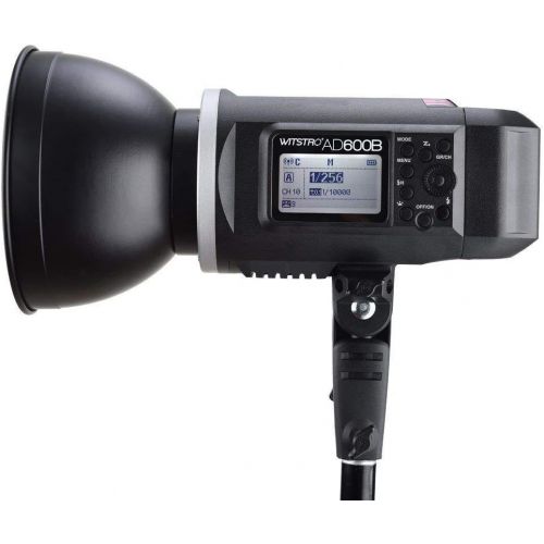  Godox Witstro AD600B Bowens Mount 600Ws TTL High Speed Sync Outdoor Flash Strobe Light with 8700mAh Battery Provide 500 Full Power Flashes Recycle in 0.01-2.5 Second