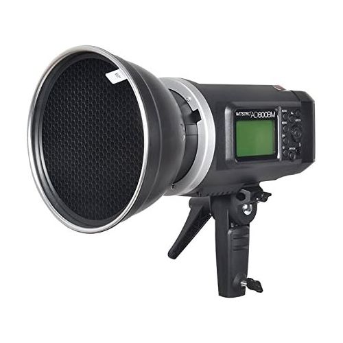  Godox AD600BM Bowens Mount 600Ws GN87 18000 HSS Outdoor Flash Strobe Monolight with X1T-C Wireless Trigger Compatible for Canon Camera 32X32SoftboxStandard Reflector &GridBarn