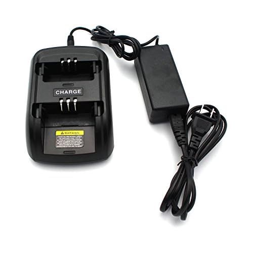  GoodQbuy Ni-MH Ni-CD Li-ion Battery 2 Way Rapid Desktop Charger For Motorola Radios GP3688 GP3188 CP040 CP150 EP450 CP380 CP200