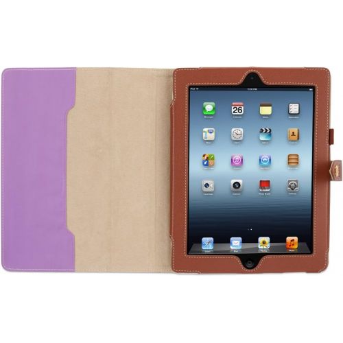  Visit the Griffin Technology Store Griffin Purple/Brown Protective Folio for iPad 2, iPad 3, and iPad (4th gen)