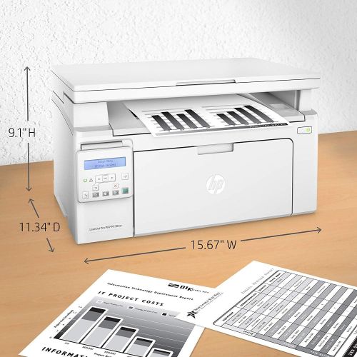 에이치피 [아마존베스트]HP LaserJet Pro M130nw All-in-One Wireless Laser Printer, Amazon Dash Replenishment ready (G3Q58A). Replaces HP M125nw Laser Printer