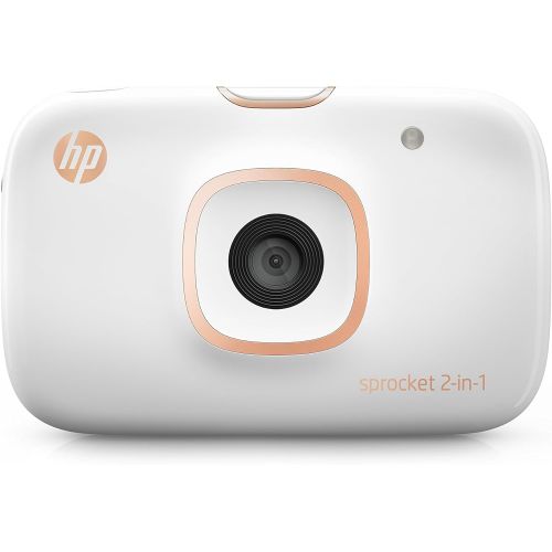 에이치피 [아마존베스트]HP Sprocket 2-in-1 Portable Photo Printer & Instant Camera, print social media photos on 2x3 sticky-backed paper (2FB96A)