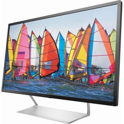 에이치피 HP - Pavilion 32 LED QHD Monitor - Black with Silver stand