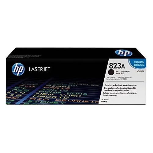 에이치피 HP 823A (CB380A) Black Original Toner Cartridge for HP Color LaserJet CP6015 CM6030 CM6040