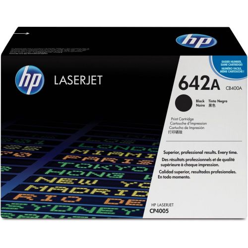 에이치피 HP 642A (CB400A) Black Original Toner Cartridge for HP Color LaserJet CP4005