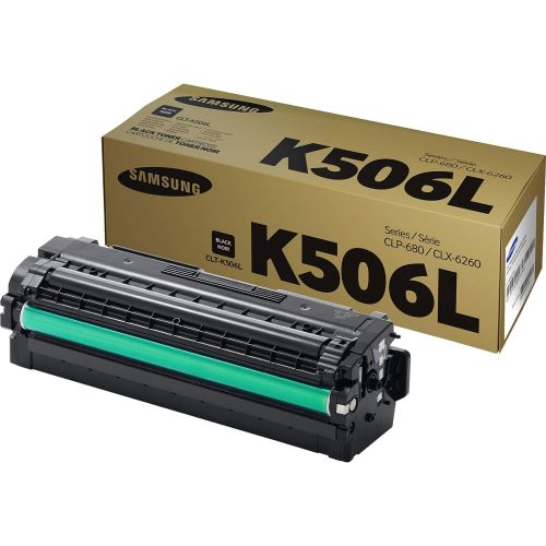 삼성 HP Samsung CLT-K506L Toner Cartridge Black, High Yield for CLP-680ND, 6250FD, 6260FR