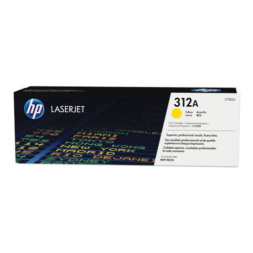 에이치피 HP 312A (CF382A) Yellow Original Toner Cartridge for HP Color LaserJet Pro M476