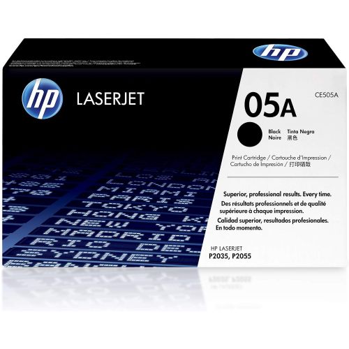 에이치피 HP 05A (CE505A) Black Original Toner Cartridge for HP LaserJet P2055 P2055d P2055dn P2055x