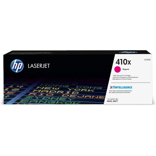 에이치피 HP 410X (CF411X) Toner Cartridge, Cyan High Yield for HP Color Laserjet Pro M452dn M452dw M452nw MFP M377dw MFP M477fdn MFP M477fdw MFP M477fnw