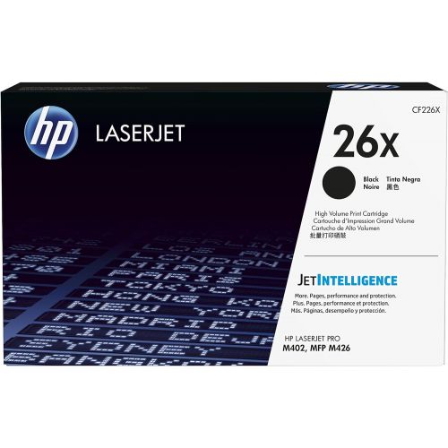 에이치피 HP 26X (CF226X) Black High Yield Original Toner Cartridge for HP Laserjet Pro M402 M426