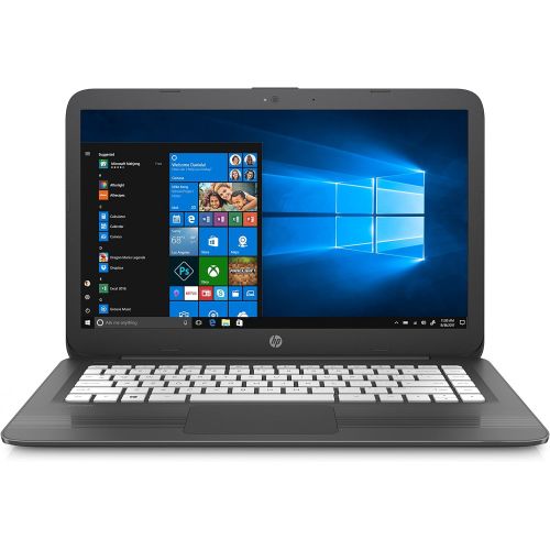 에이치피 HP Stream Laptop PC 14-ax030nr (Intel Celeron N3060, 4 GB RAM, 64 GB eMMC, Gray), 1-Year Office 365 Personal Subscription Included
