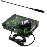 HYS 25Watt Dual Band VHFUHF 136-174400-480MHz FM transceiver And Amateur Radio Built-in 12000mAh Battery With Soft Telescopic Car Antenna