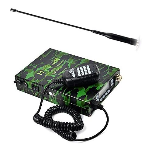  HYS 25Watt Dual Band VHFUHF 136-174400-480MHz FM transceiver And Amateur Radio Built-in 12000mAh Battery With Soft Telescopic Car Antenna