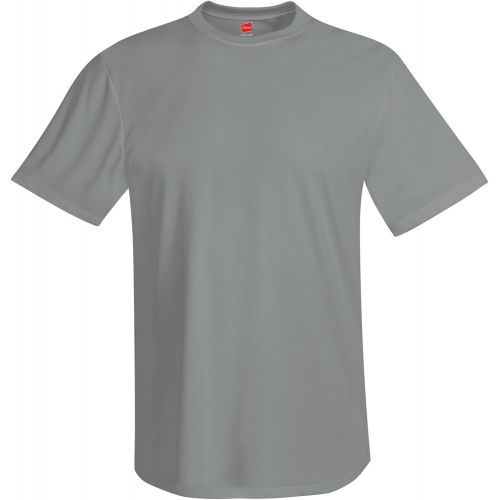  Visit the Hanes Store Hanes Mens Short Sleeve Cool Dri T-Shirt UPF 50+ (Pack of 2)