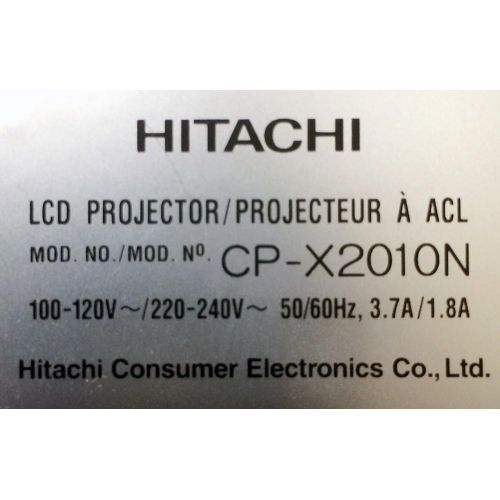  Visit the Hitachi Store CP-X2010N LCD Proj XGA 500:1 2200 Lumens Enet 16W Audio