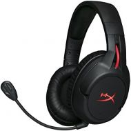 [아마존베스트]HyperX Cloud Flight - Wireless Gaming Headset, with Long Lasting Battery Up to 30 hours of Use, Detachable Noise Cancelling Microphone, Red LED Light, Bass, Comfortable Memory Foam