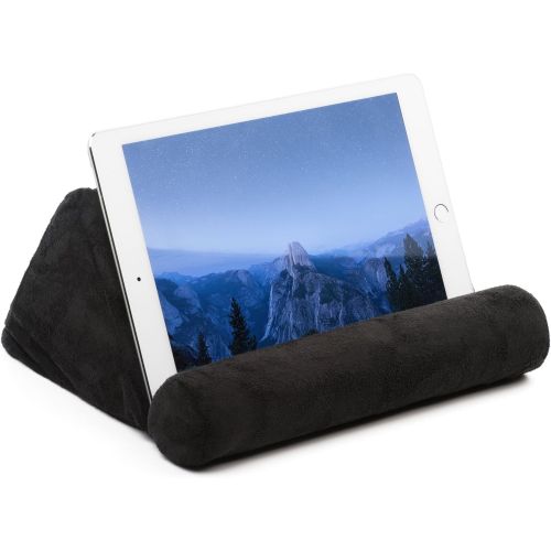  [아마존베스트]Ideas In Life iPad Tablet Stand Pillow Holder - Universal Phone and Tablet Stands and Holders Can Be Used on Bed, Floor, Desk, Lap, Sofa, Couch - Black Color