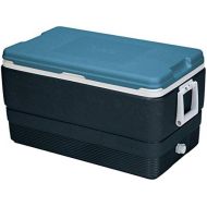 Igloo MaxCold 70 Quart Cooler, Jet CarbonIce BlueWhite