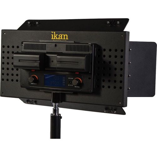  Ikan LED Studio Light Kit, Includes 3x IB508-v2 Bi-color LED Studio Light, 3x AC Power Supply, 3x Dual Battery Charger, 3x Light Stand and 3x Stand Adapter