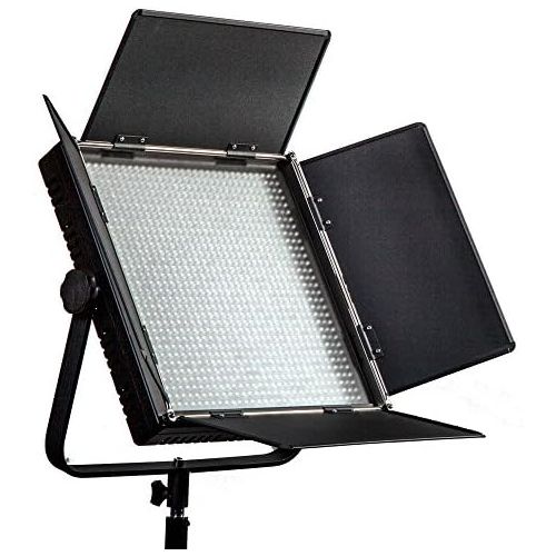  Ikan IFD1024-SP Featherweight Daylight LED Spot Light with AB & V-Mount Plates (Black)