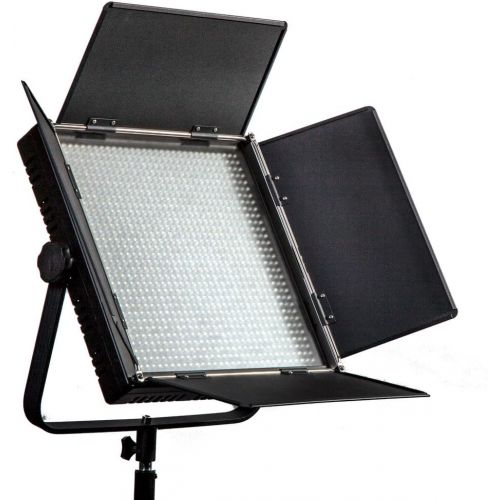  Ikan IFD1024-SP Featherweight Daylight LED Spot Light with AB & V-Mount Plates (Black)