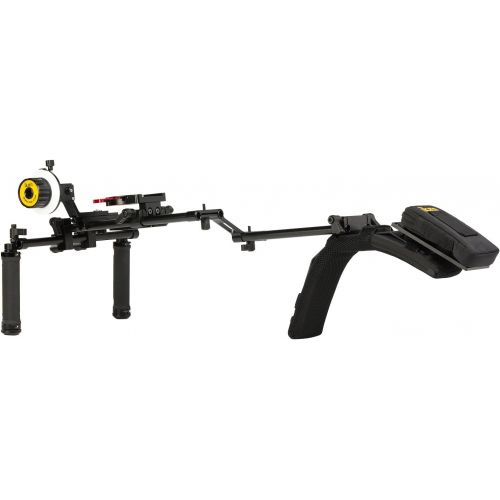  Ikan ELE-EV3-FFOFLY Flyweight Offset DSLR Shoulder Rig & Follow Focus Kit, Black