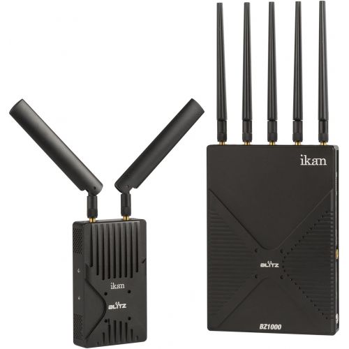  Ikan BZ1000-PRO BZ1000 Pro Wireless Video Transmitter & Receiver, Black