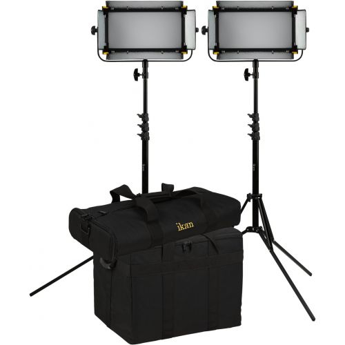  Ikan MSB8-2PT-KIT Mylo Soft Bi-Color 2-Point LED Light Kit, Black