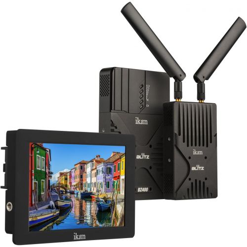  Ikan BZ400-S7H-KIT Blitz 400 Wireless Video System & S7H Monitor Kit, Black