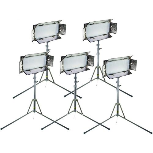  Ikan CHR550-v2 Kit with 5 x ID508-v2 LED Studio Light (Black)