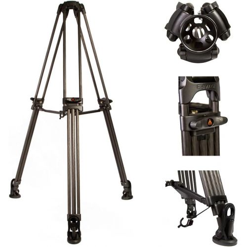  Ikan EG10C2L GC102 2 Stage Carbon Fiber Tripod with GH10L Head (Black)