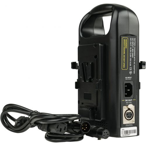  Ikan Dual Charger & 2X 98Wh Battery Kit (Gold-Mount), Black (C-2KIT-98A)