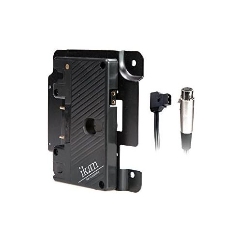  Ikan PBK-A-X Pro Battery Adapter Kit for AB-Mount with XLR P-tap (Black)