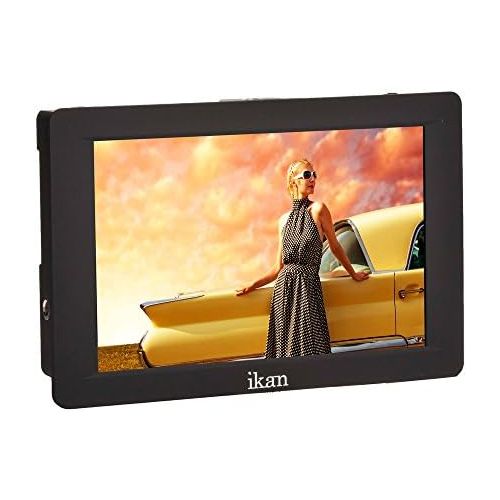  Ikan S7H Saga High Bright 4K Signal Support HDMI3G-SDI On-Camera Field Monitor, 7, Black