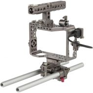 Ikan ES-T17-A Sony Alpha Series Handheld Camera Cage Rig with StartStop Trigger for a7Ra7RIIa7S (Silver)