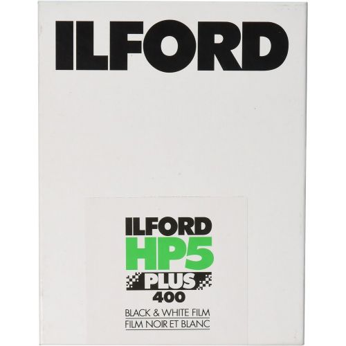  Ilford HP5 400 Plus Black and White Negative Film 4 x 5, 25 Sheets