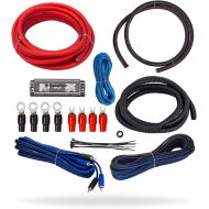 [아마존베스트]InstallGear 4 Gauge Complete Amp Kit Amplifier Installation Wiring Wire