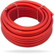 [아마존베스트]InstallGear 8 Gauge Red 25ft Power/Ground Wire True Spec and Soft Touch Cable