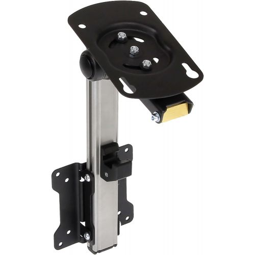  InstallerParts 13-27 RV TV Ceiling Mount for Under Cabinet Kitchen, Aluminum TV Bracket Folding, Retractable, Fold Down for LED, LCD,TV, Monitor, Flat Screens 75x75 and 100x100