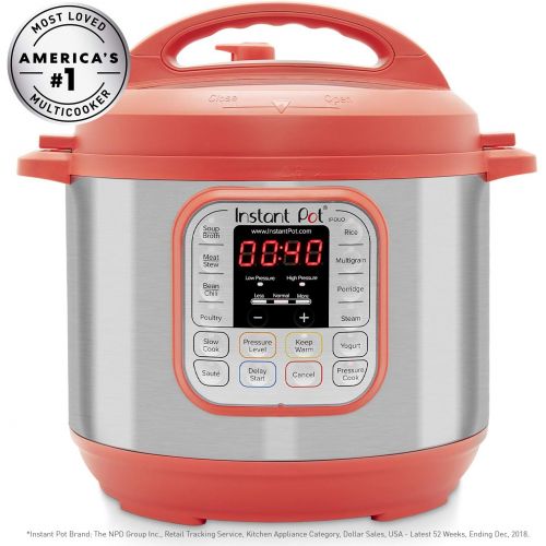  [아마존 핫딜]  [아마존핫딜]Instant Pot Duo RED 60, 120V-60Hz, 7-in-1 Multi-Use Programmable Pressure, Slow, Rice Cooker, Steamer, Saute, Yogurt Maker and Warmer, Stainless Steel- 6 Qt