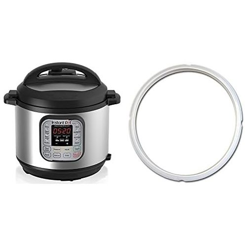  Instant Pot DUO60 6 Qt 7-in-1 Multi-Use Programmable Pressure Cooker & Sealing Ring (Ship separately)