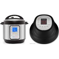 Instant Pot IP-DUO60 7-in-1 Multi-Functional Pressure Cooker, 6Qt1000W with Instant Pot Tempered Glass Lid