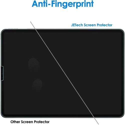  [아마존베스트]JETech Screen Protector for iPad Pro 12.9-Inch (3rd Generation 2018 Model, Edge to Edge Liquid Retina Display), Face ID Compatible, Tempered Glass Film