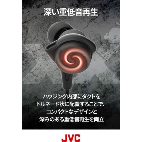  JVC Hi-Res corresponding canal type earphone HA-FX99X-B (Black)